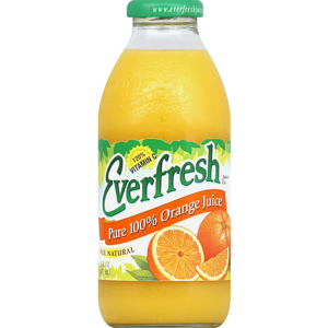 16OZ EVER FRESH ORANGE 100% 12CT