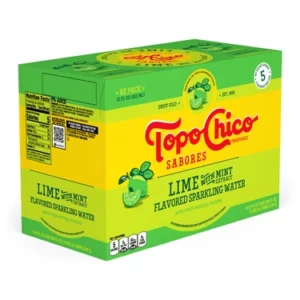 12oz Topo Chico Sabores Lime With Mint Extract 3/8pk