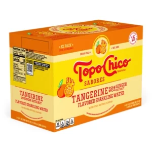12oz Topo Chico Sabores Tangerine With Ginger Extract 3/8pk