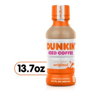 13.7oz Dunkin Donuts Original Iced Coffee 12CT