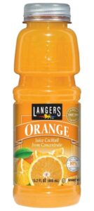 15.2oz Langers Juice Orange 12ct