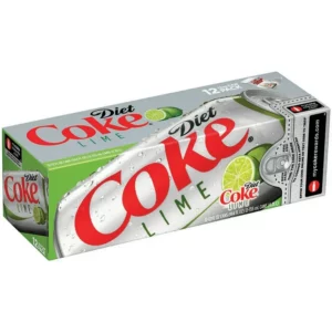12oz Diet Coke Lime 2/12pk